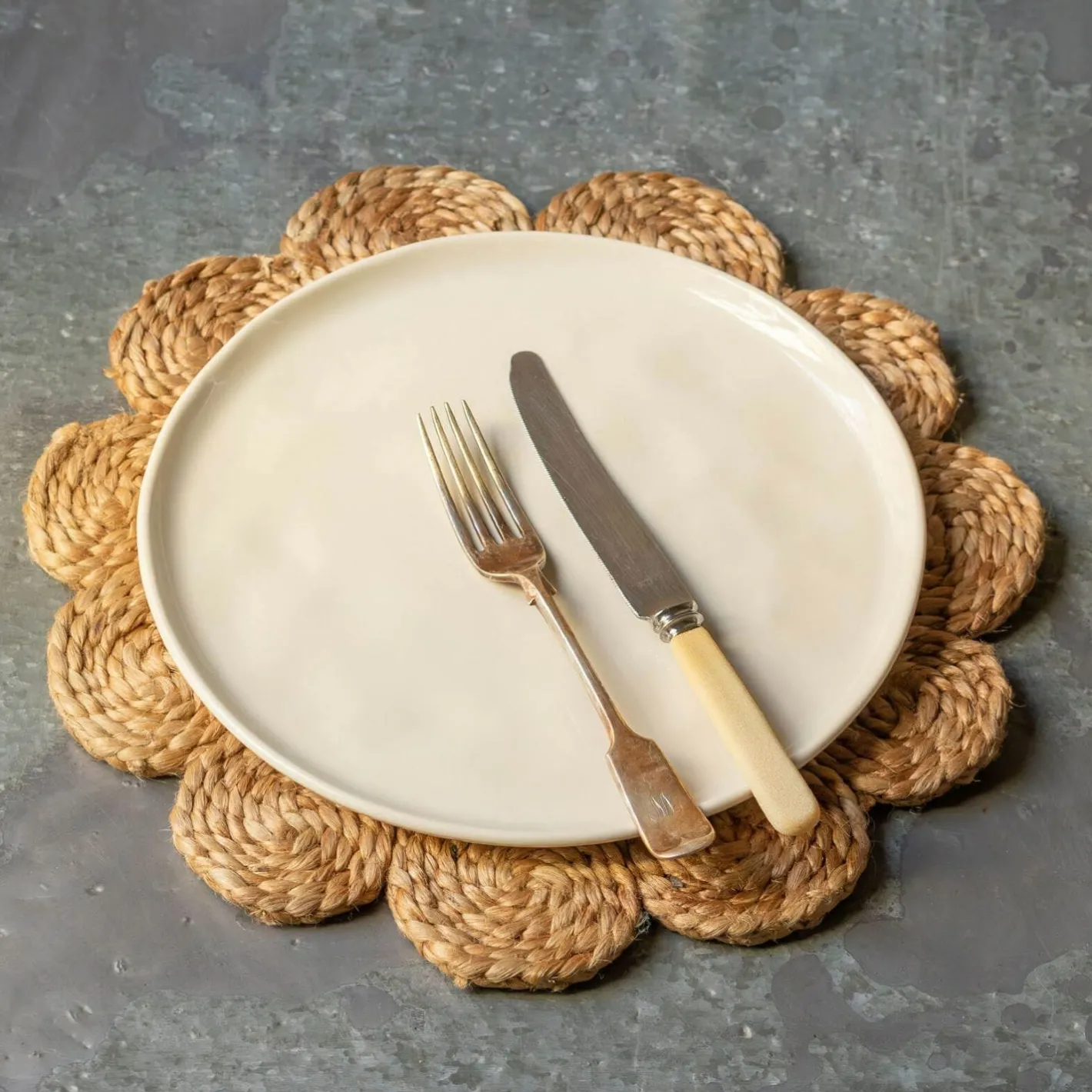 Graham & Green Outdoor Dining|Placemats, Coasters & Trays<Jute Circles Placemat