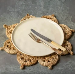 Graham & Green Outdoor Dining|Placemats, Coasters & Trays<Jute Floral Placemat
