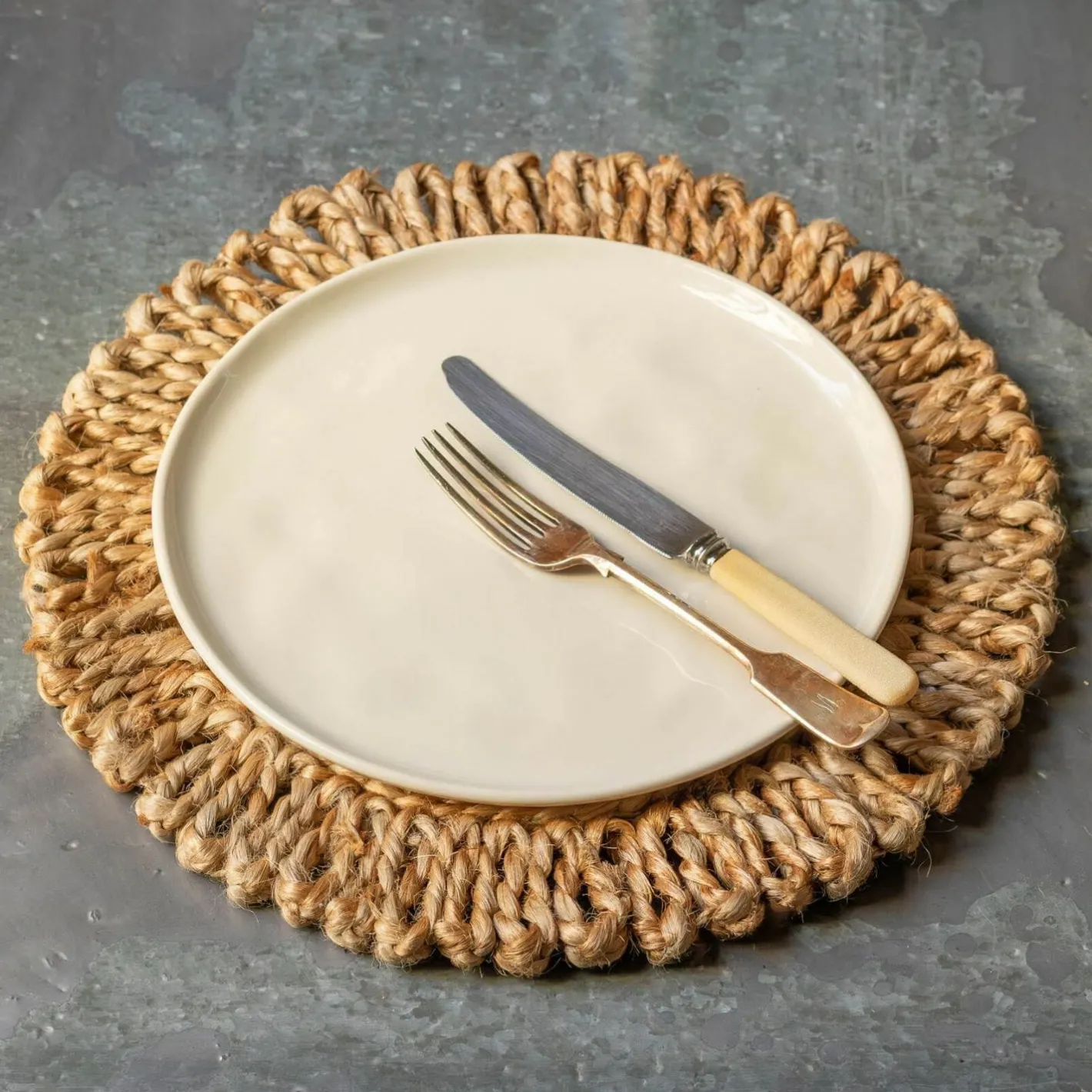 Graham & Green Outdoor Dining|Placemats, Coasters & Trays<Jute Looped Placemat