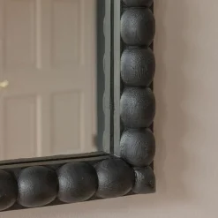 Graham & Green Overmantle Mirrors|Wall Mirrors<Large Barnaby Black Wall Mirror