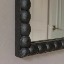 Graham & Green Overmantle Mirrors|Wall Mirrors<Large Barnaby Black Wall Mirror