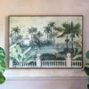 Graham & Green Prints & Wall Art<Large Framed Jungle Village Print