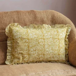 Graham & Green Sofa Cushions|Cushions<Large Rectangular Floral Block Printed Cushions
