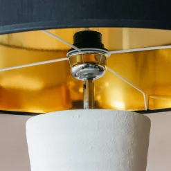Graham & Green Table Lamps<Large White Cyrus Ceramic Lamp