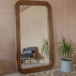 Graham & Green Rectangular Mirrors|Wall Mirrors<Lars Wooden Wall Mirror