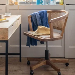 Graham & Green Desk Chairs<Laurena Wicker Office Chair