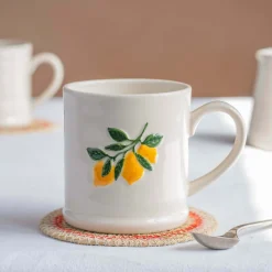 Graham & Green Tableware<Lemon Branch Motif Mug