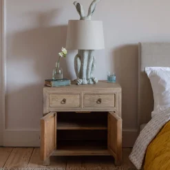 Graham & Green Bedside Tables<Leshan Natural Bedside Table