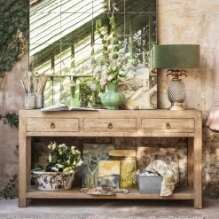 Graham & Green Sideboards & Tv Stands<Leshan Natural Three Drawer Sideboard