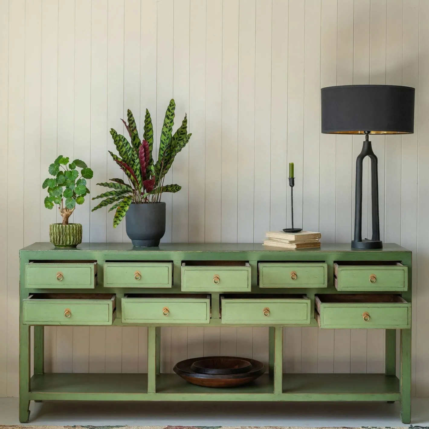 Graham & Green Sideboards & Tv Stands<Leshan Nine Drawer Jade Sideboard