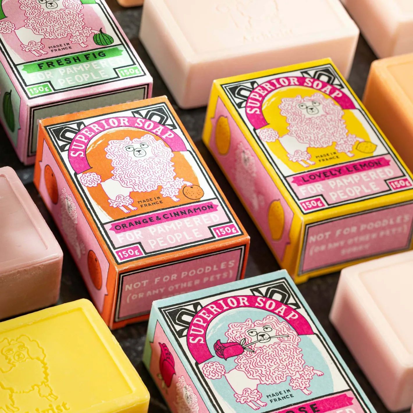 Graham & Green Bath & Body|Bath & Body<Letterpress Print Soap Bars