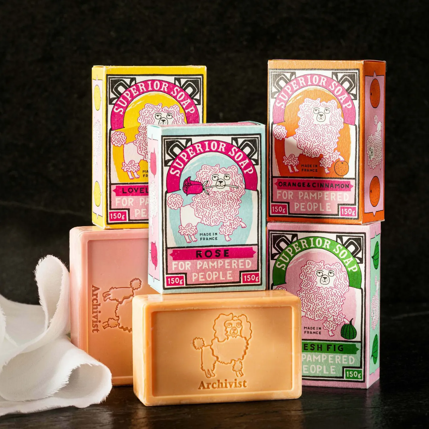 Graham & Green Bath & Body|Bath & Body<Letterpress Print Soap Bars