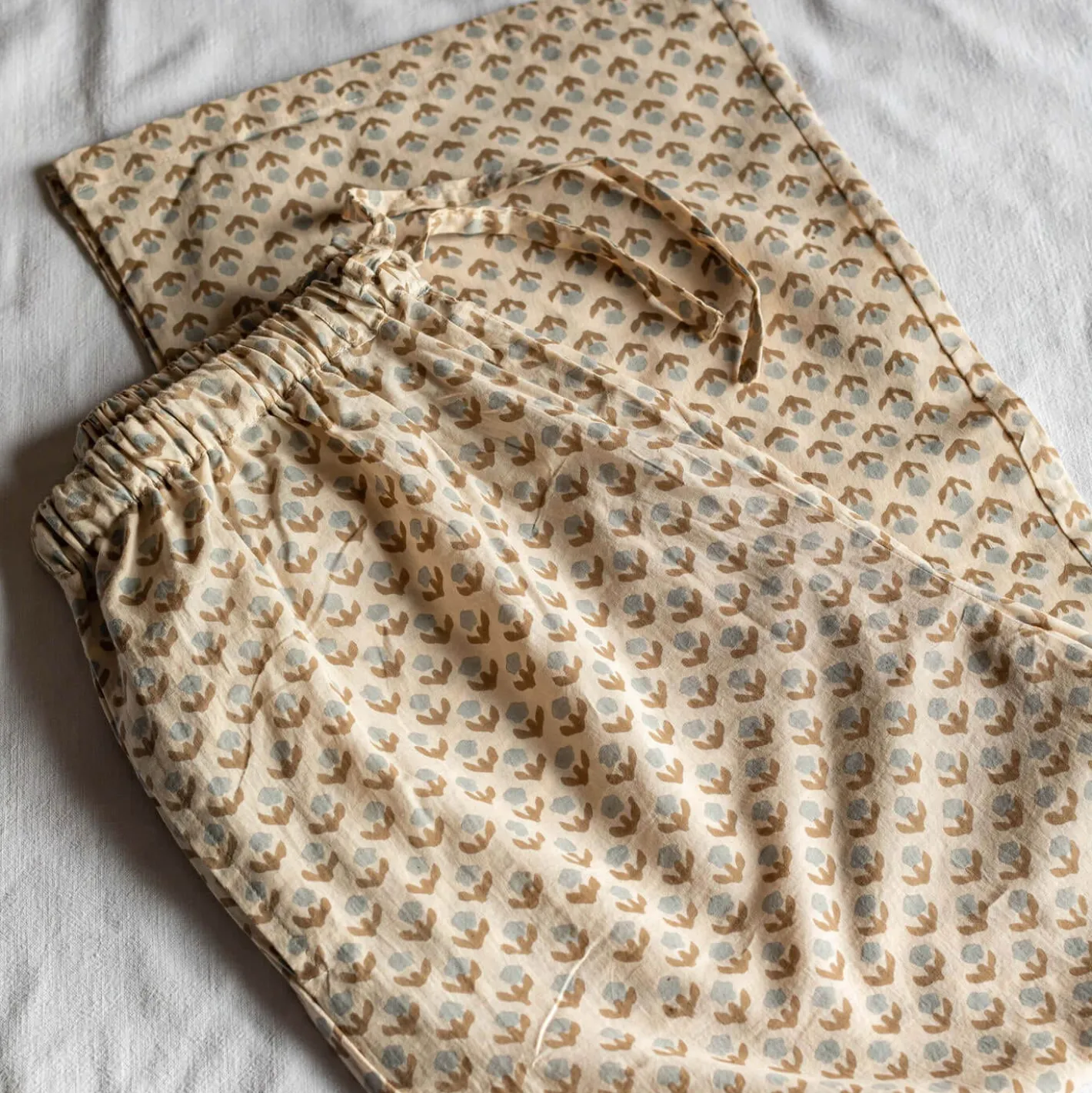 Graham & Green Loungewear<Lila Block Printed Pyjama Sets