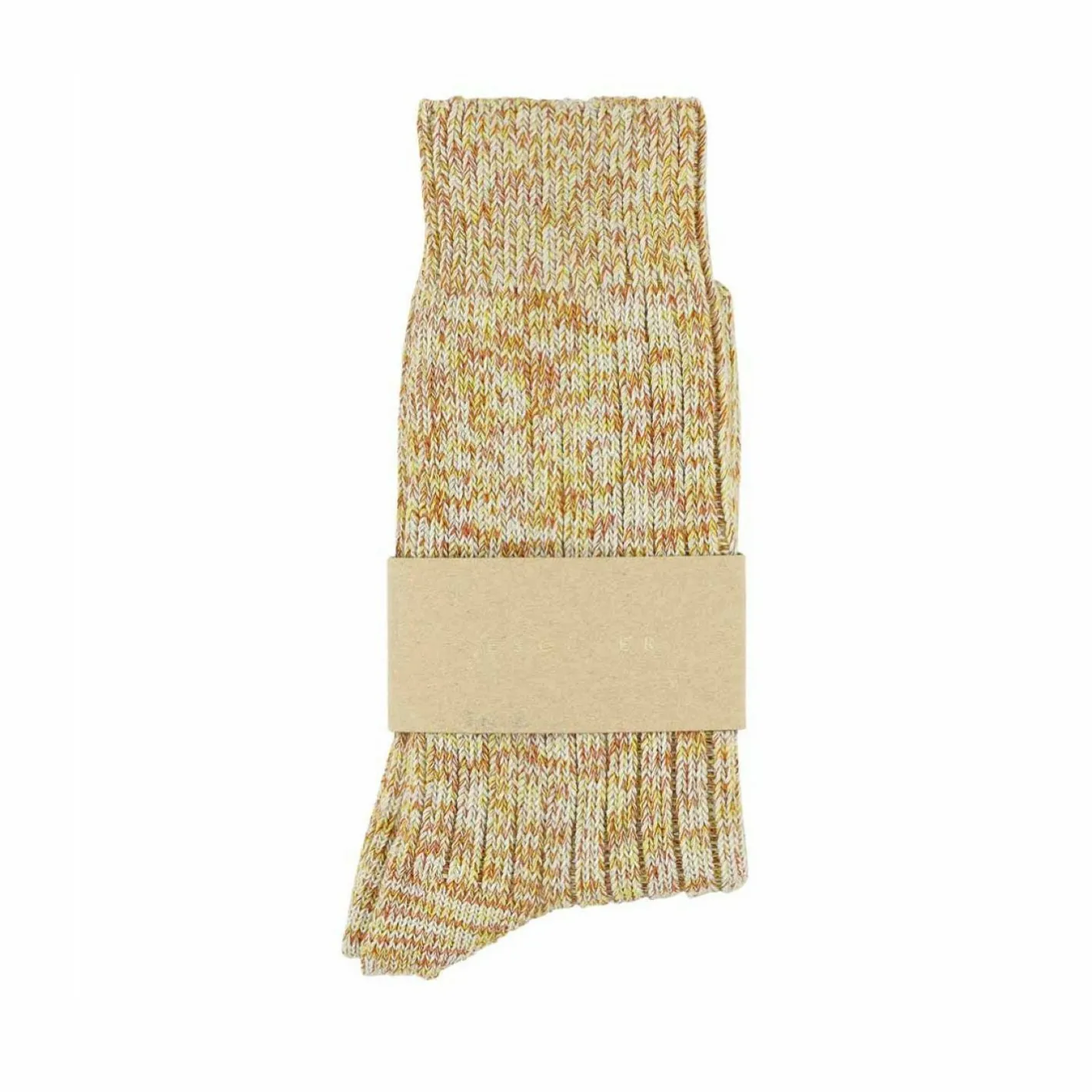 Graham & Green Loungewear<Lime and Brick Melange Socks