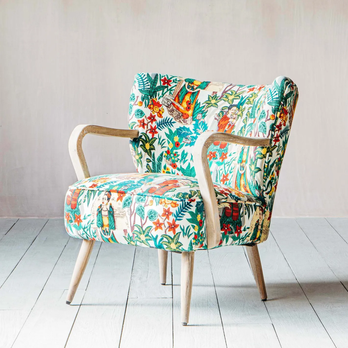 Graham & Green Armchairs<Lina Mexicana Print Armchair