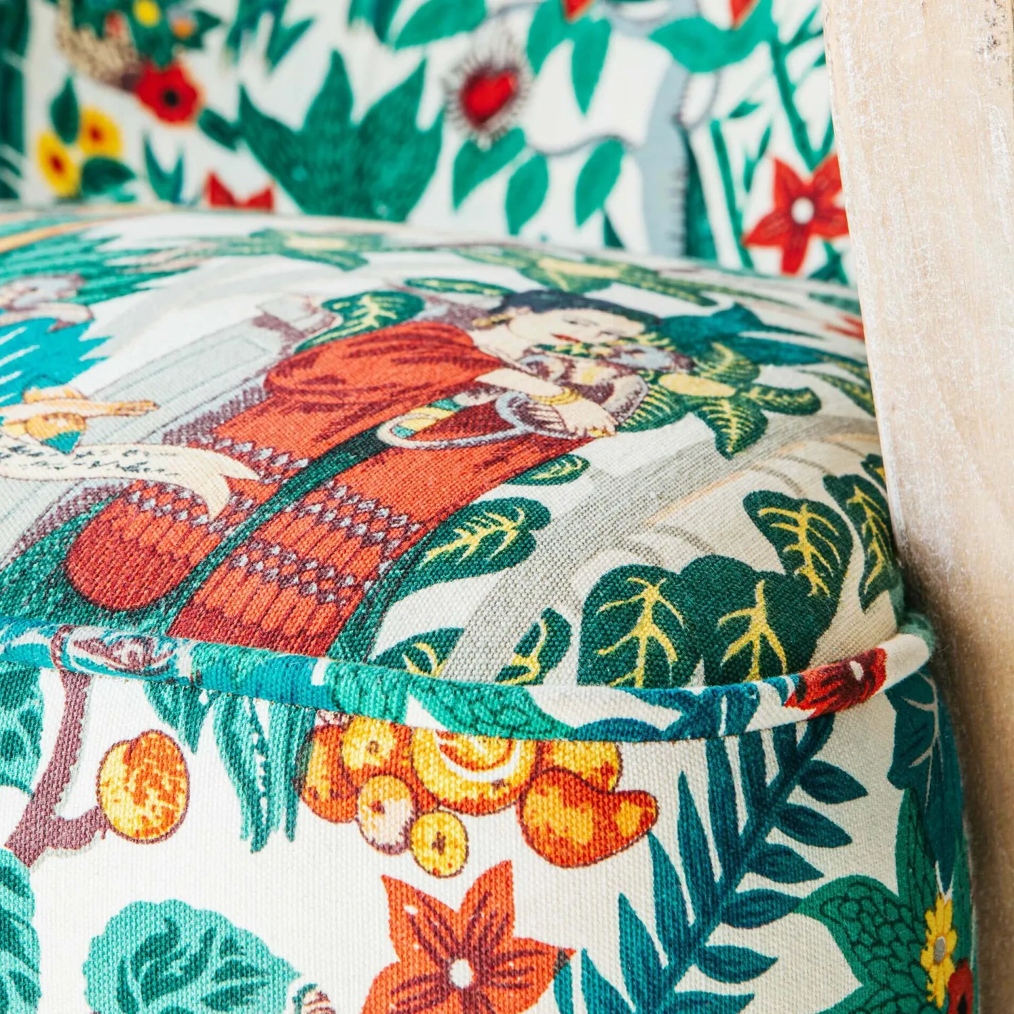 Graham & Green Armchairs<Lina Mexicana Print Armchair