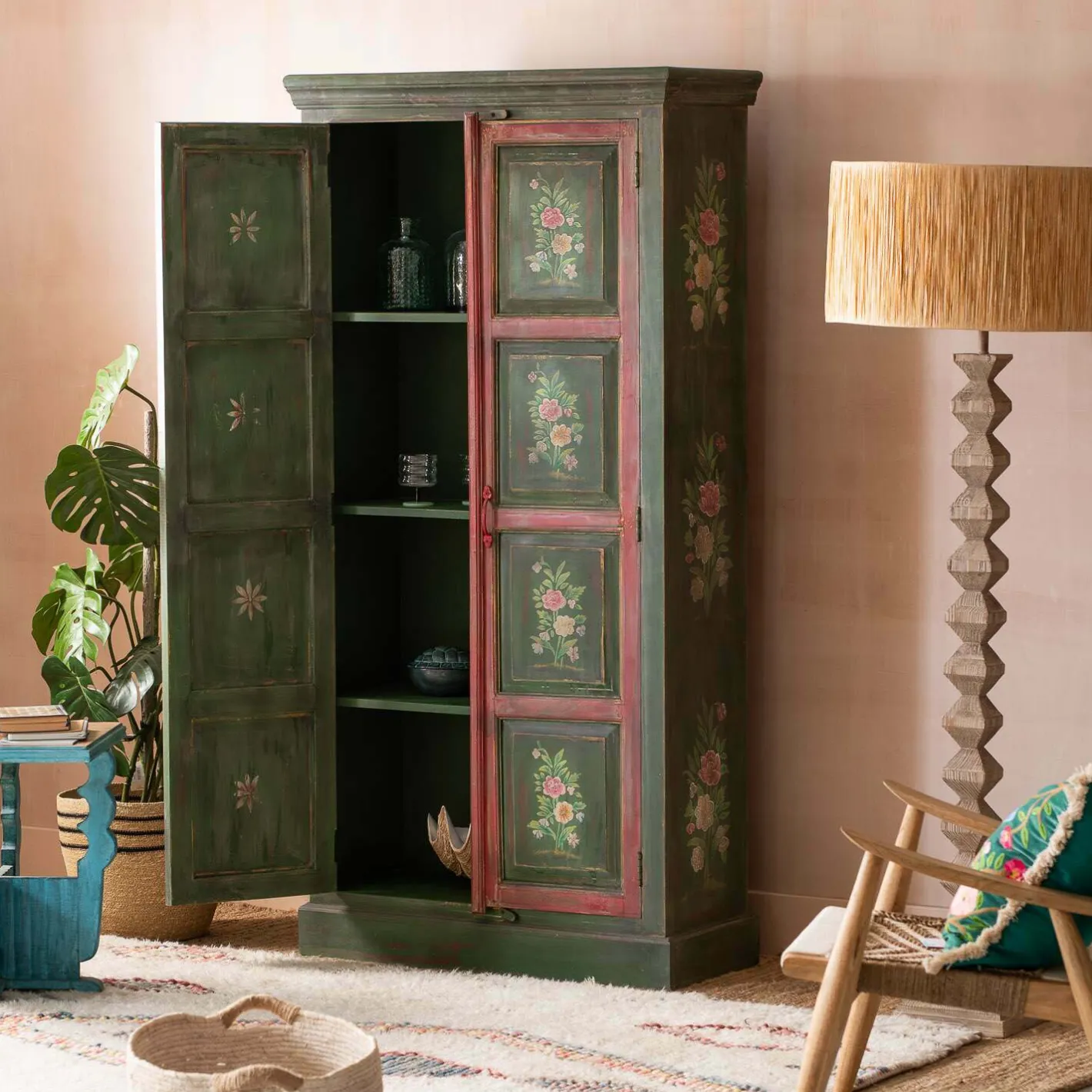 Graham & Green Cabinets & Cupboards<Liyang Painted Almirah Cabinet