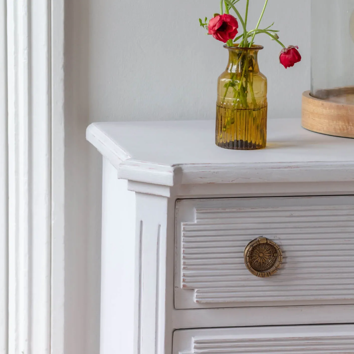 Graham & Green Bedside Tables<Lottie Three Drawer Bedside Table