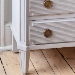 Graham & Green Bedside Tables<Lottie Three Drawer Bedside Table