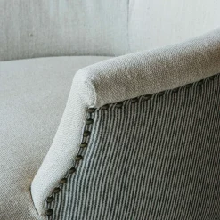 Graham & Green Armchairs<Louise Natural Linen Armchair