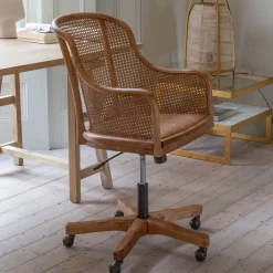 Graham & Green Desk Chairs<Lucien Wicker Office Chair