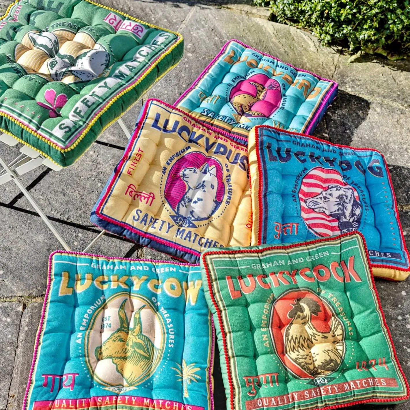 Graham & Green Seat Pads & Bed Rolls|Seat Pads & Bed Rolls<Lucky Animal Seat Pads