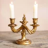 Graham & Green Candle Holders & Candles<Lumierie Golden Candelabra