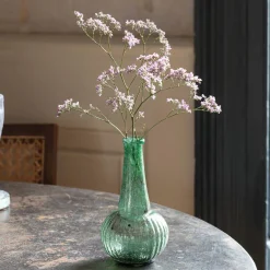 Graham & Green Vases & Plant Pots<Marbled Green Glass Vase