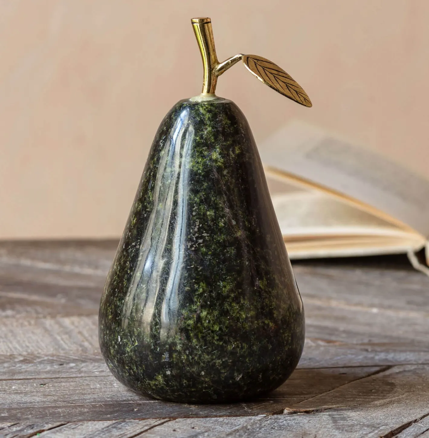 Graham & Green Bookends & Paperweights|Decorative Accessories<Marble Pear Ornament