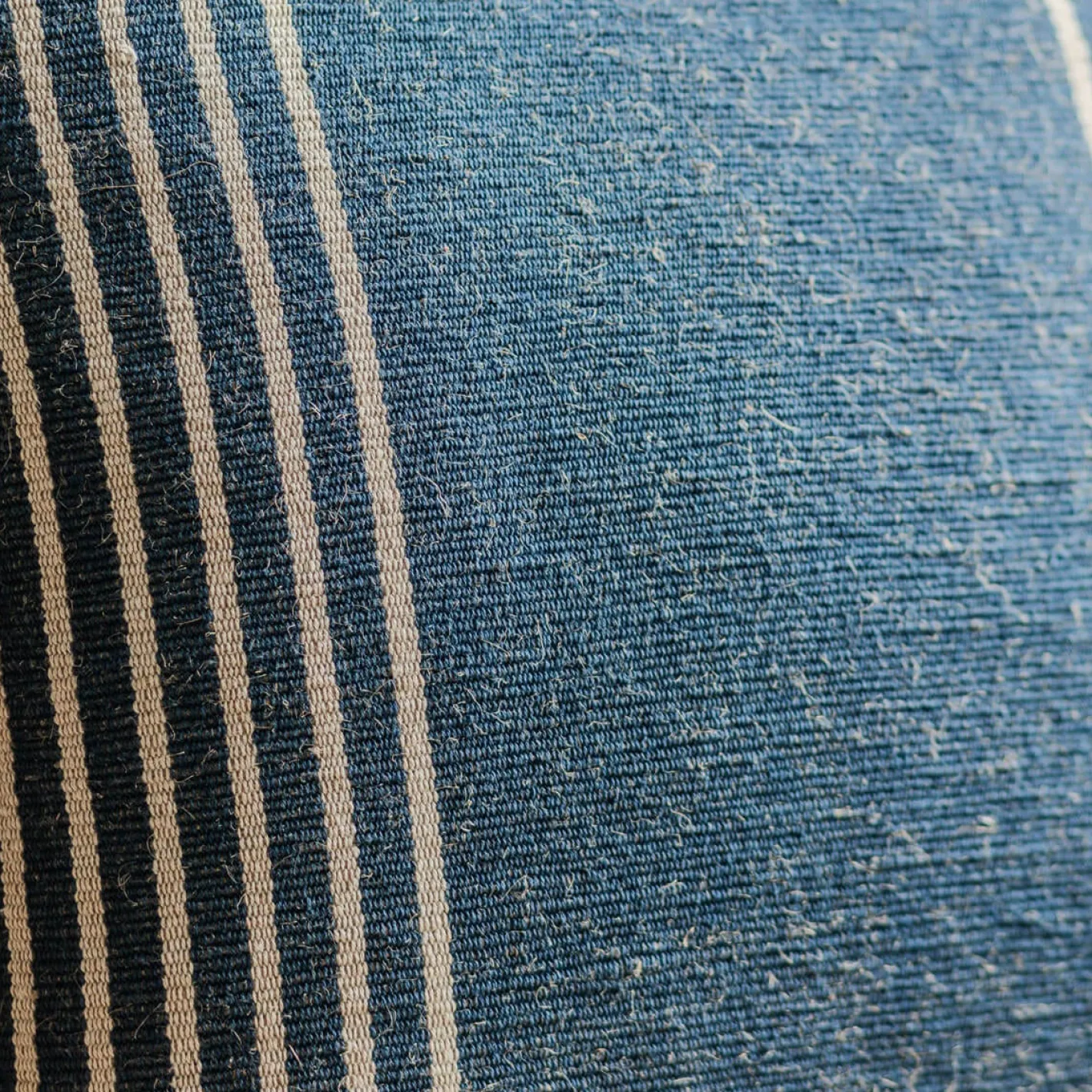 Graham & Green Sofa Cushions|Cushions<Marina Blue and White Striped Square Cushion