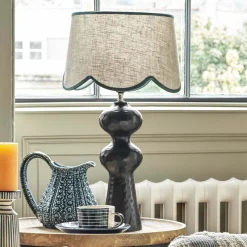 Graham & Green Table Lamps<Marino Black Table Lamp