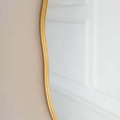 Graham & Green Round Mirrors|Wall Mirrors<Matilda Oval Gold Mirror