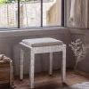 Graham & Green Stools|Dressing Tables & Stools<Maxi White Mother of Pearl Stool