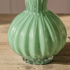 Graham & Green Vases & Plant Pots<Medium Green Fluted Ruffle Vase