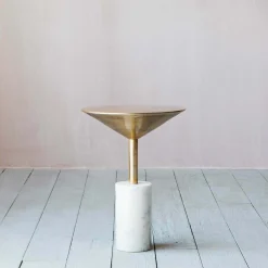 Graham & Green Side Tables<Mildred Gold and Marble Side Table