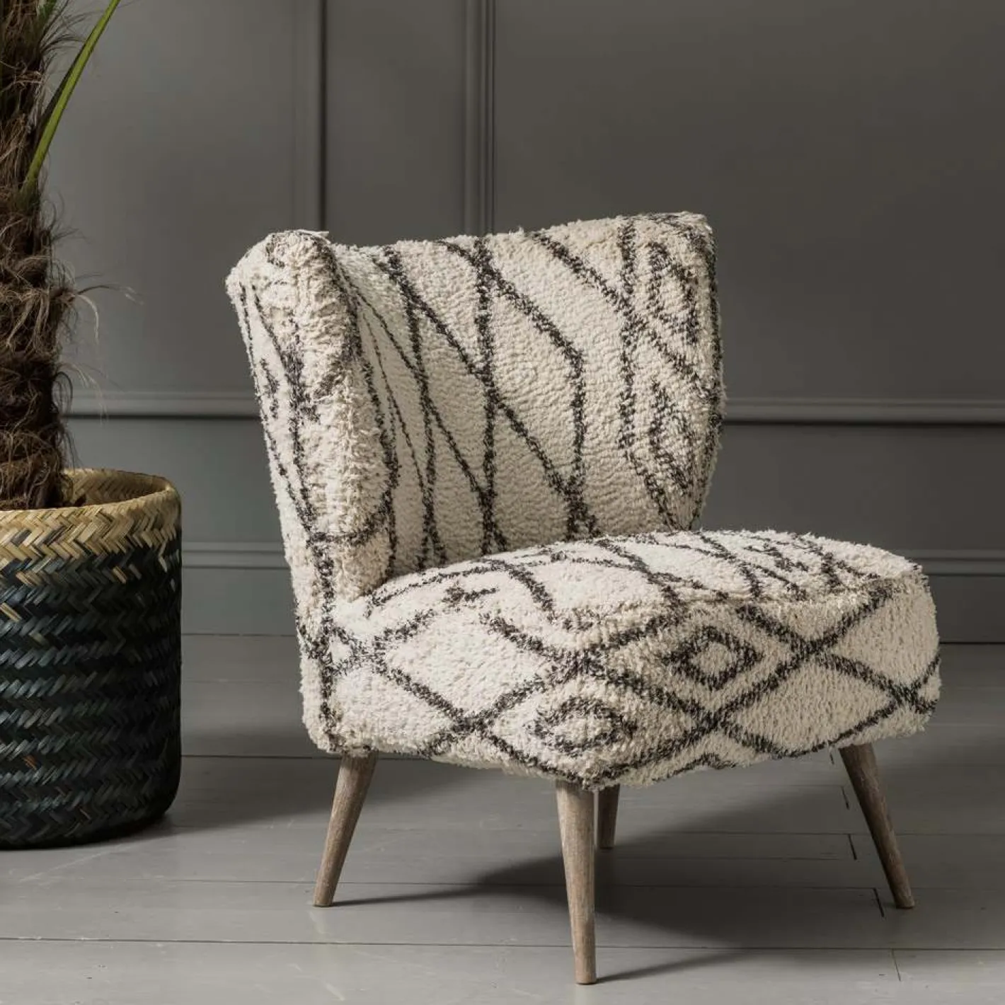 Graham & Green Cocktail Chairs<Mina Printed Chair