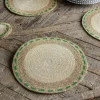 Graham & Green Outdoor Dining|Placemats, Coasters & Trays<Miro Green Dash Placemat