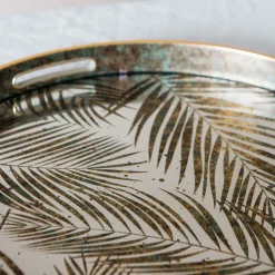 Graham & Green Placemats, Coasters & Trays<Mirrored Fern Leaf Tray