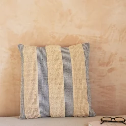 Graham & Green Sofa Cushions|Cushions<Misty Blue and White Striped Cushions
