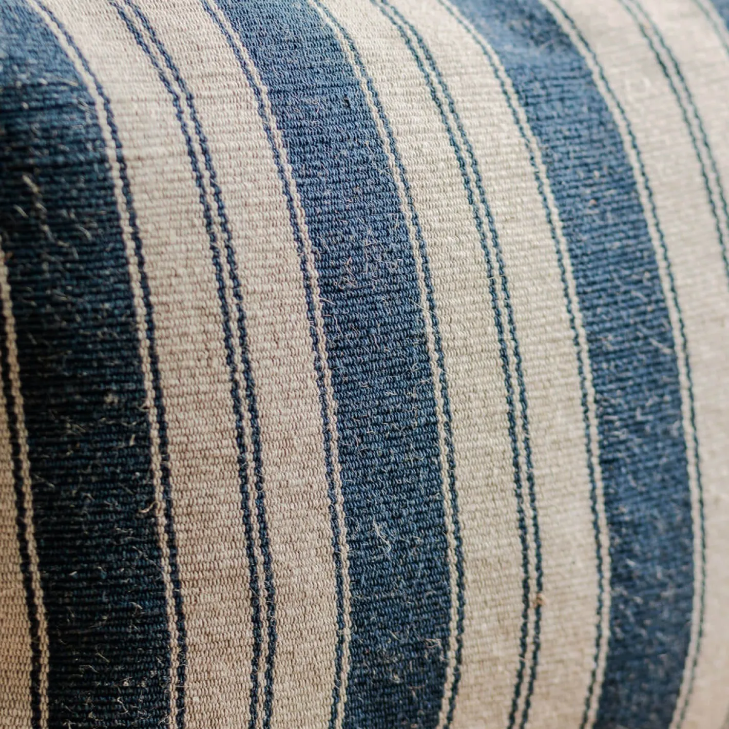 Graham & Green Sofa Cushions|Cushions<Moana Blue and White Striped Rectangular Cushion