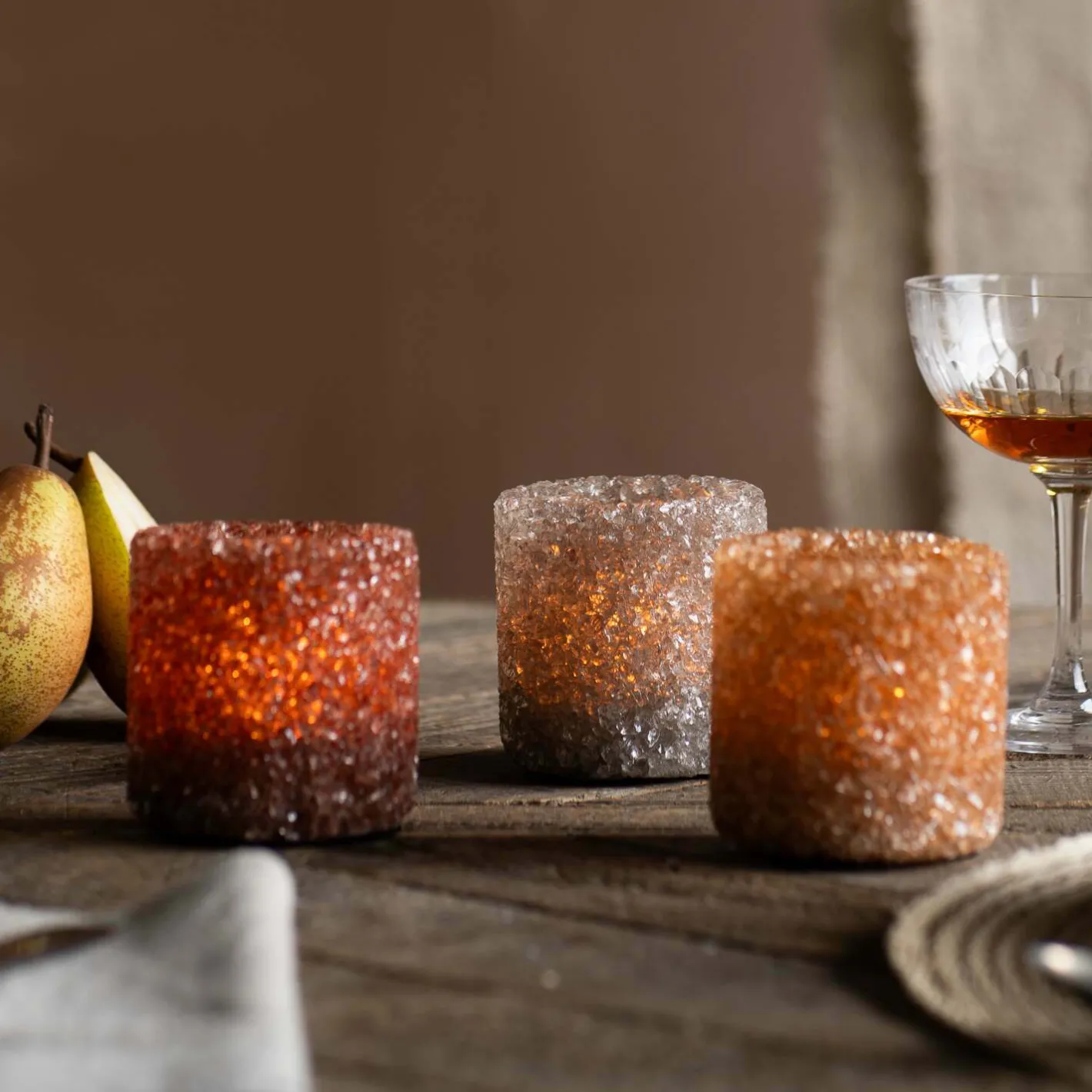 Graham & Green Candle Holders & Candles<Mora Brown Tealight Holder