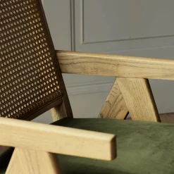 Graham & Green Armchairs|Desk Chairs<Moss Green Aubrey Armchair