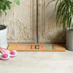 Graham & Green Doormats|Doormats<Multi-Colour Welcome Door Mat