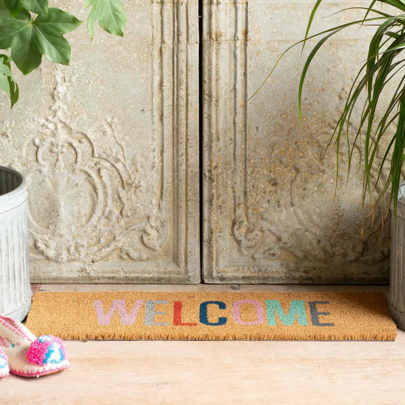 Graham & Green Doormats|Doormats<Multi-Colour Welcome Door Mat