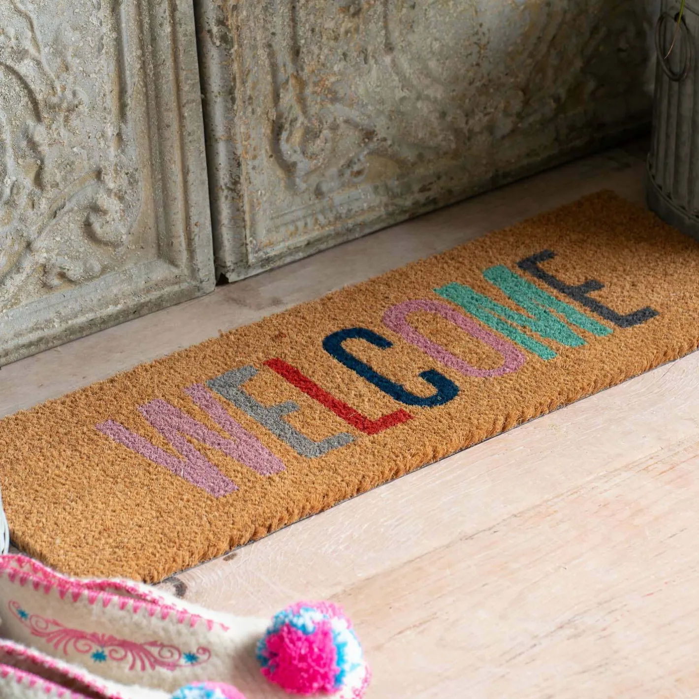 Graham & Green Doormats|Doormats<Multi-Colour Welcome Door Mat