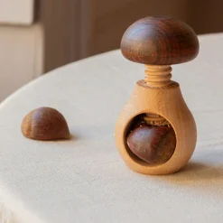 Graham & Green Kitchen Accessories<Mushroom Wooden Nutcracker