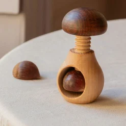 Graham & Green Kitchen Accessories<Mushroom Wooden Nutcracker