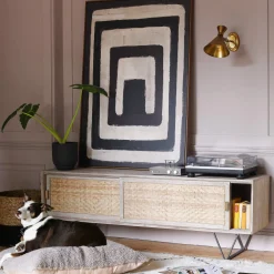 Graham & Green Prints & Wall Art<Natural and Black Abstract Print