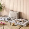 Graham & Green Seat Pads & Bed Rolls|Seat Pads & Bed Rolls<Natural and Blue Check Bed Roll