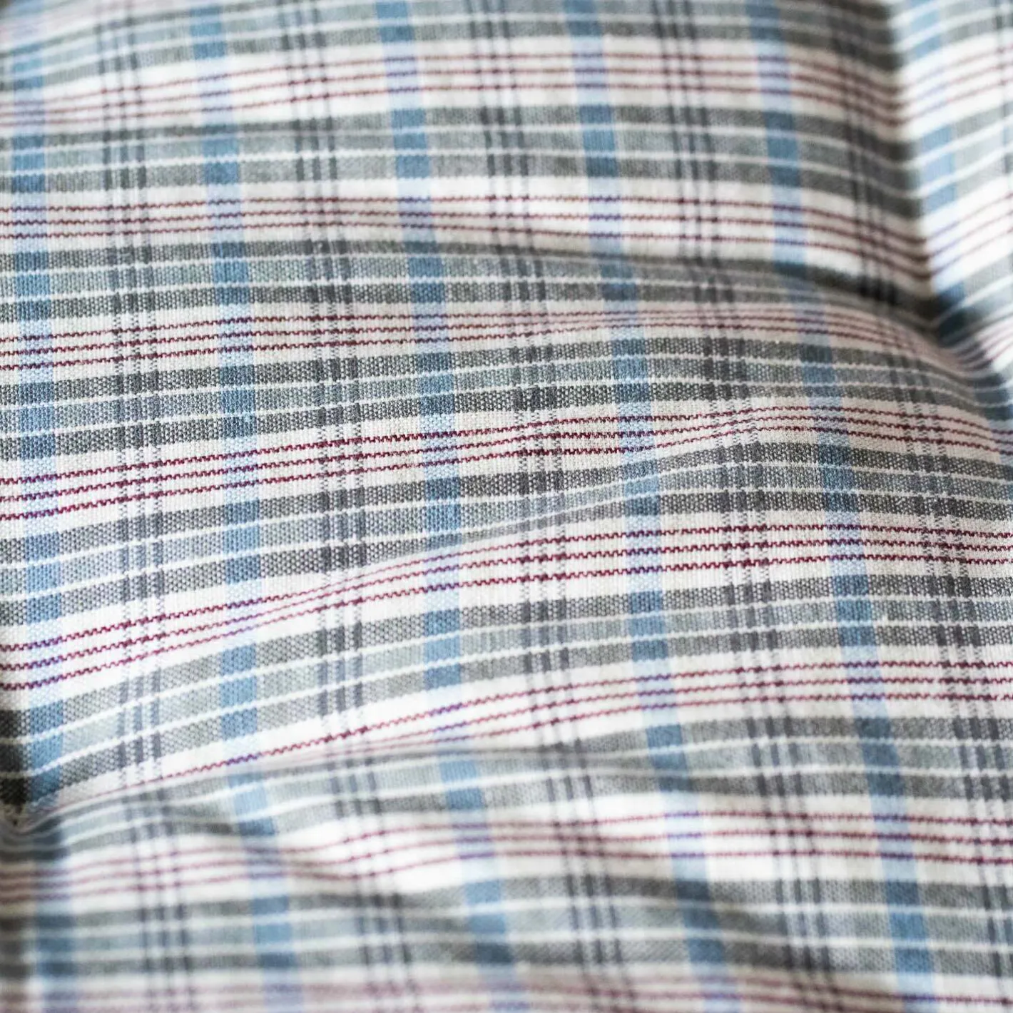 Graham & Green Seat Pads & Bed Rolls|Seat Pads & Bed Rolls<Natural and Blue Check Bed Roll